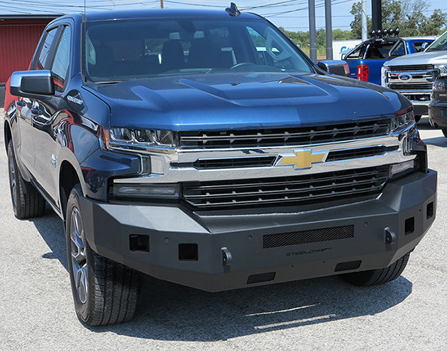 2019-Up Chevy Silverado 1500 FRONT Bumper: FORTIS Series Bumper Steelcraft   