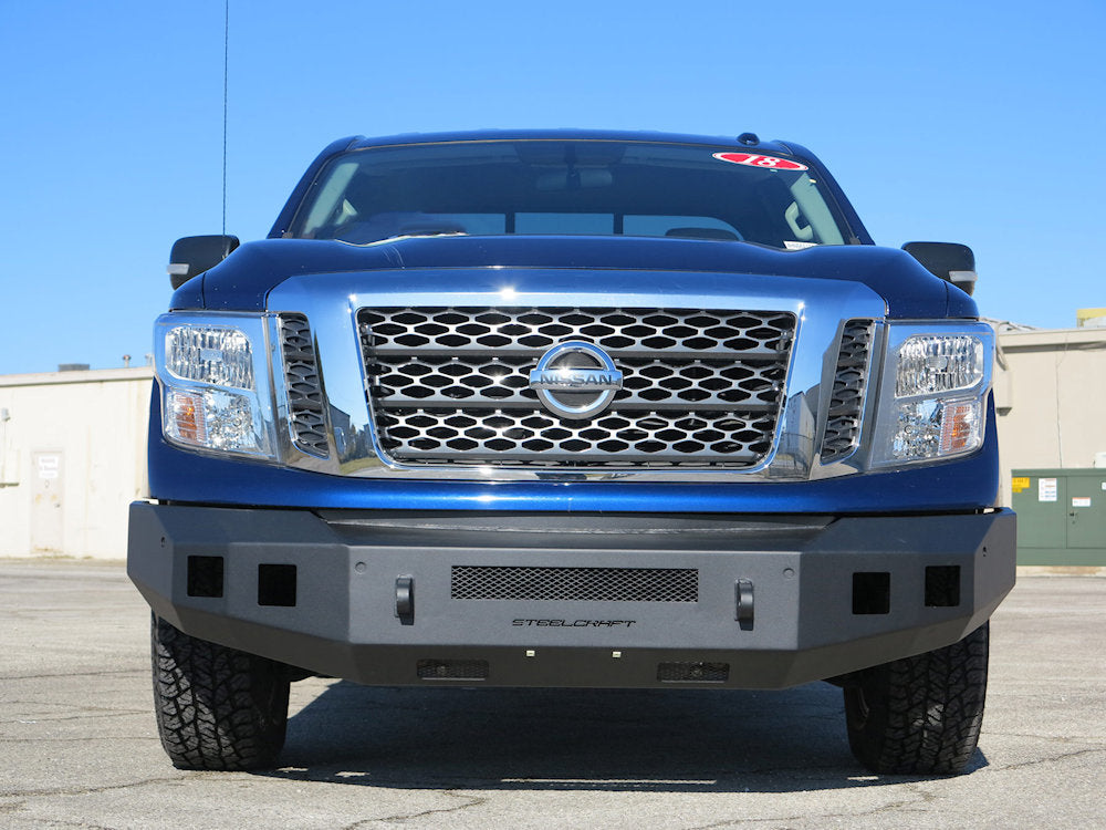 2017-Up Nissan Titan FRONT Bumper: FORTIS Series Bumper Steelcraft   